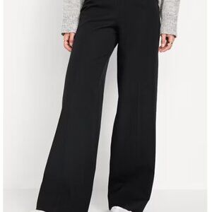 NWT NAVY High-Waisted Pull-On Pixie Super Wide-Leg Pants